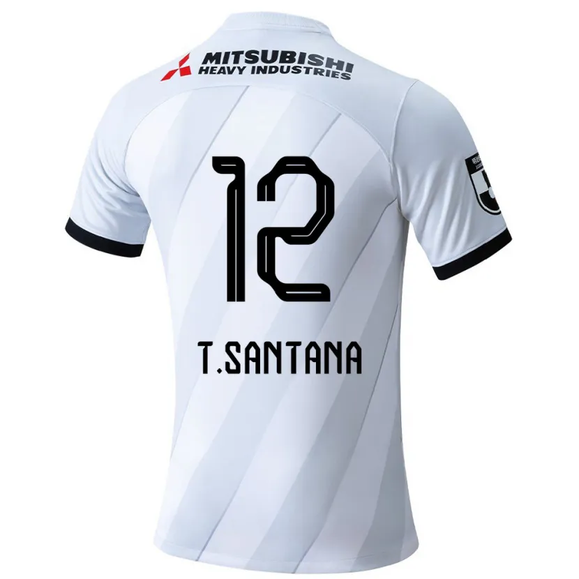 Danxen Niño Camiseta Thiago #12 Gris Blanco 2ª Equipación 2024/25 La Camisa