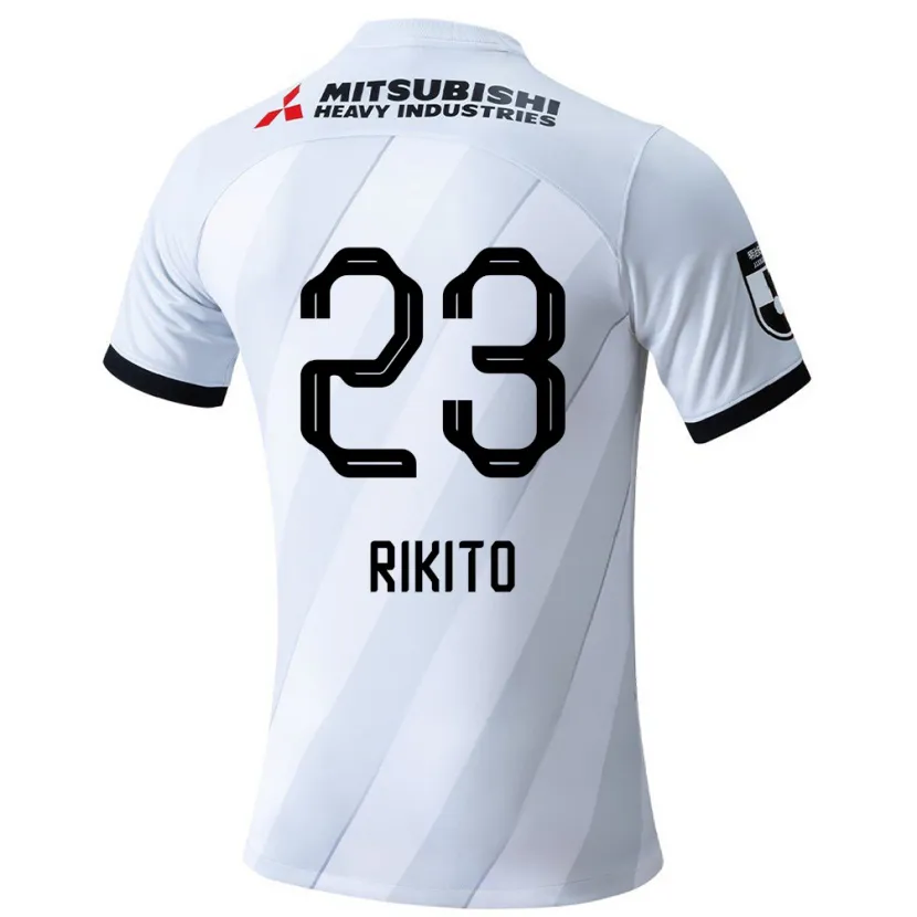 Danxen Niño Camiseta Rikito Inoue #23 Gris Blanco 2ª Equipación 2024/25 La Camisa