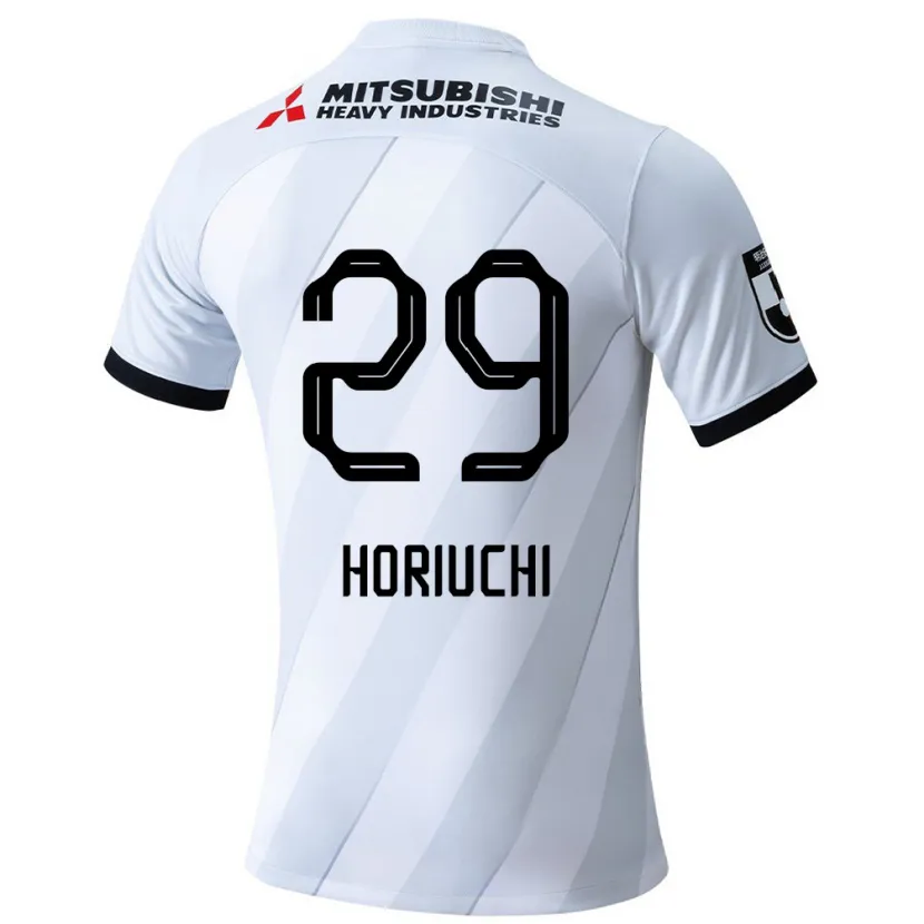 Danxen Niño Camiseta Yota Horiuchi #29 Gris Blanco 2ª Equipación 2024/25 La Camisa