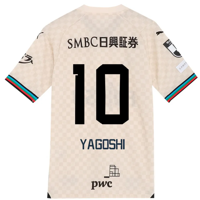 Danxen Niño Camiseta Mikito Yagoshi #10 Blanco Gris 2ª Equipación 2024/25 La Camisa