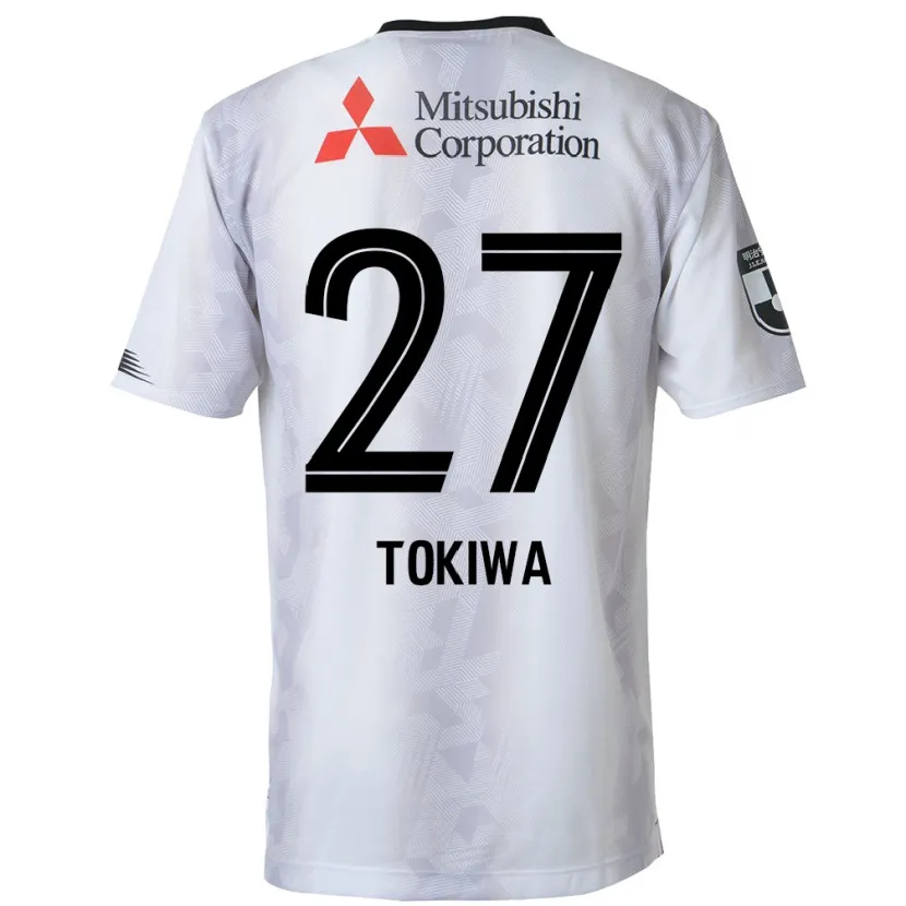 Danxen Niño Camiseta Kyota Tokiwa #27 Blanco Negro 2ª Equipación 2024/25 La Camisa