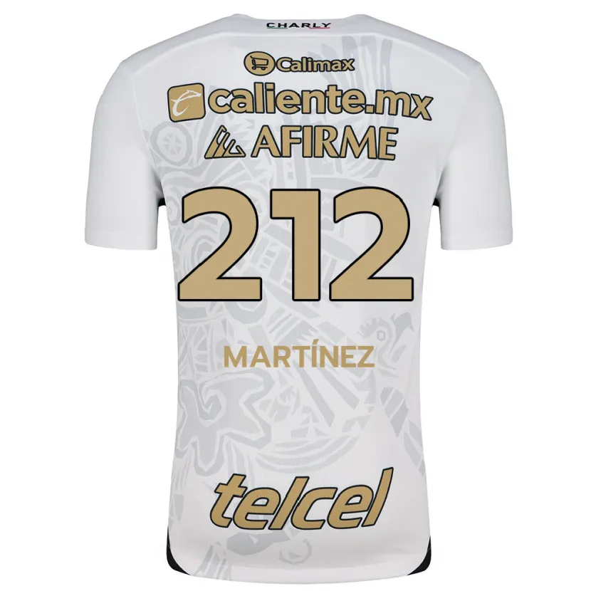 Danxen Niño Camiseta Juan Martínez #212 Blanco Negro 2ª Equipación 2024/25 La Camisa