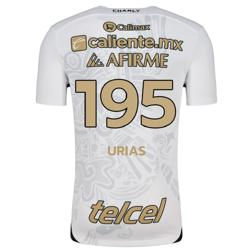 Danxen Niño Camiseta Héctor Urías #195 Blanco Negro 2ª Equipación 2024/25 La Camisa