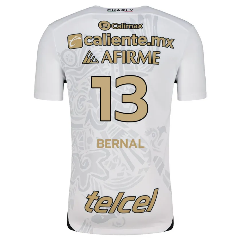 Danxen Niño Camiseta Mayra Pelayo-Bernal #13 Blanco Negro 2ª Equipación 2024/25 La Camisa