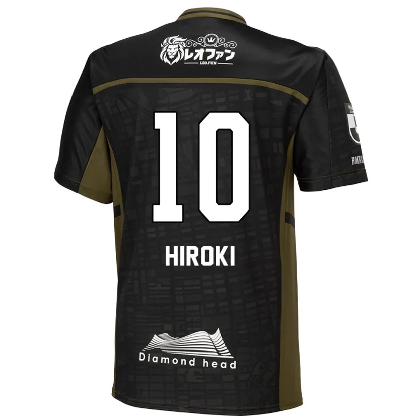 Danxen Niño Camiseta Hiroki Miyazawa #10 Verde Negro 2ª Equipación 2024/25 La Camisa