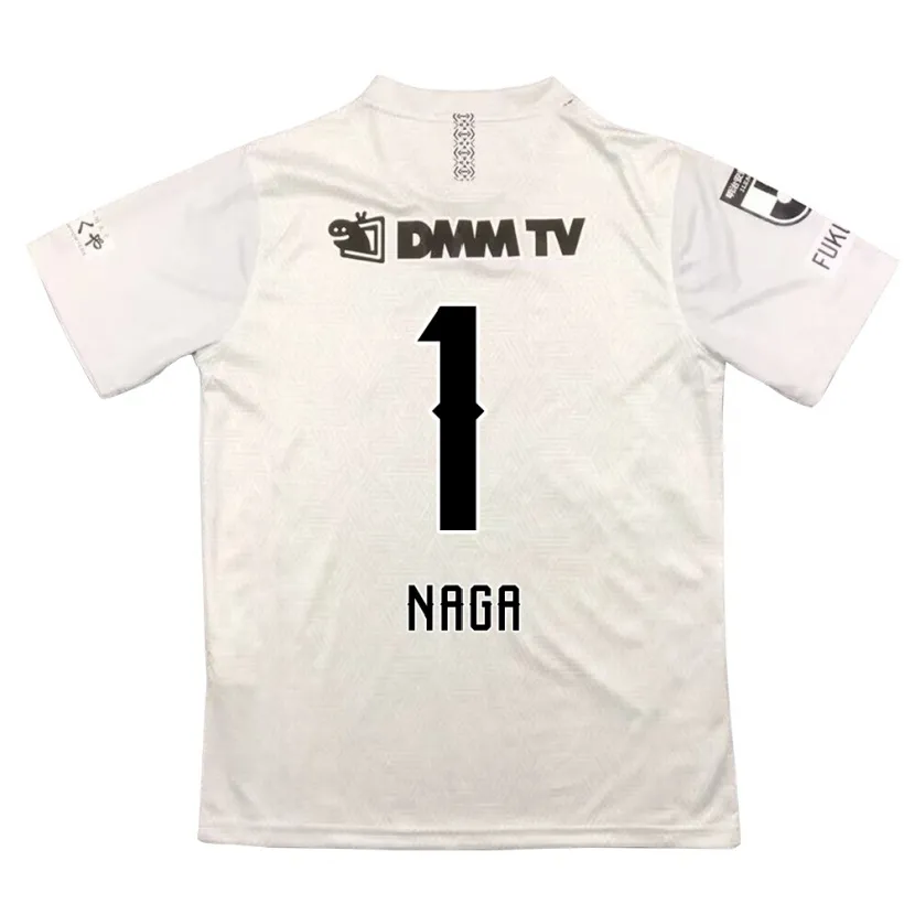 Danxen Niño Camiseta Takumi Nagaishi #1 Gris Negro 2ª Equipación 2024/25 La Camisa