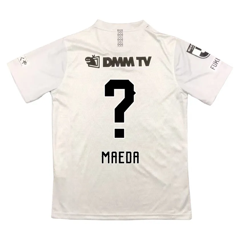 Danxen Niño Camiseta Ichika Maeda #0 Gris Negro 2ª Equipación 2024/25 La Camisa