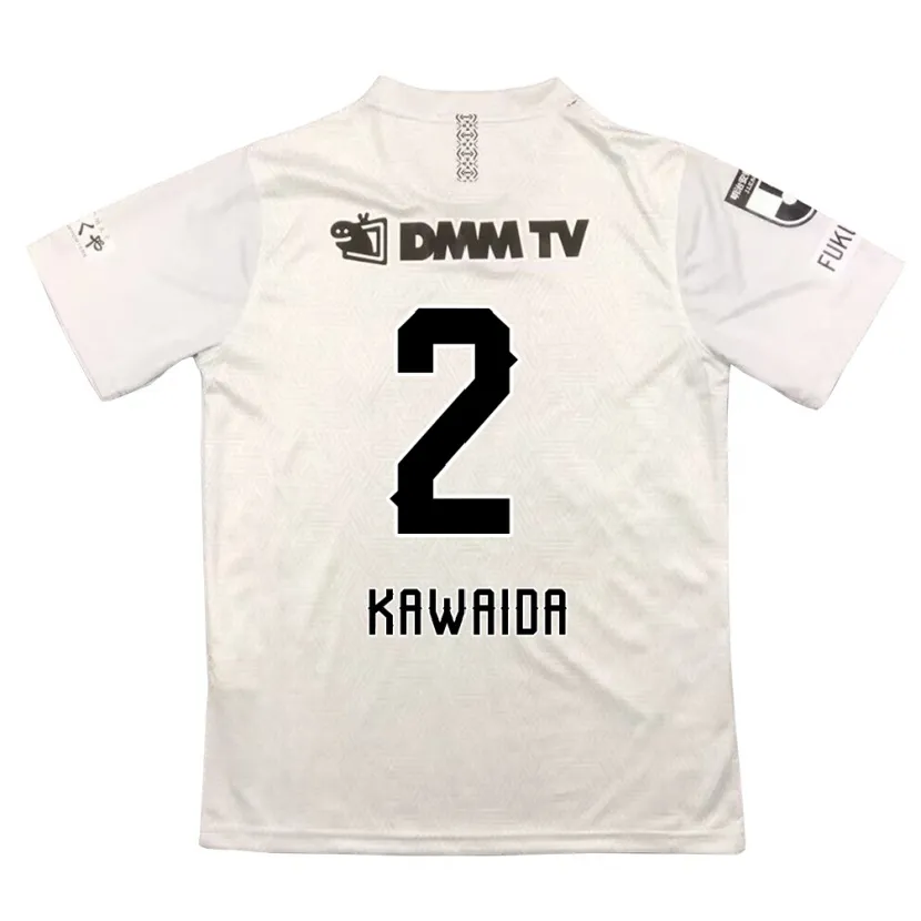 Danxen Niño Camiseta Ryoya Kawaida #2 Gris Negro 2ª Equipación 2024/25 La Camisa