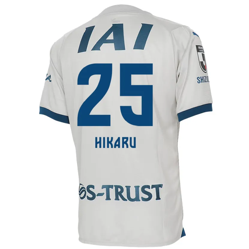 Danxen Niño Camiseta Hikaru Naruoka #25 Blanco Azul 2ª Equipación 2024/25 La Camisa