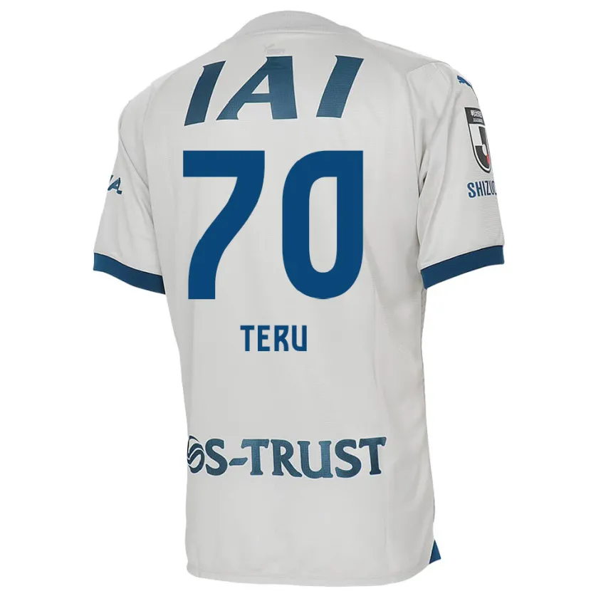 Danxen Niño Camiseta Teruki Hara #70 Blanco Azul 2ª Equipación 2024/25 La Camisa