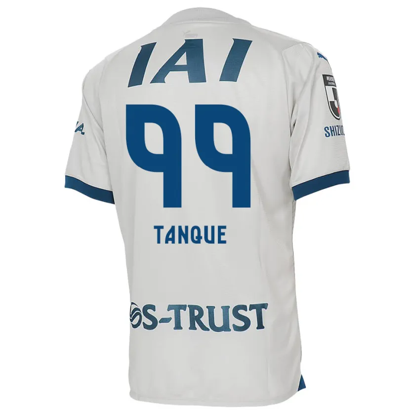 Danxen Niño Camiseta Douglas Tanque #99 Blanco Azul 2ª Equipación 2024/25 La Camisa