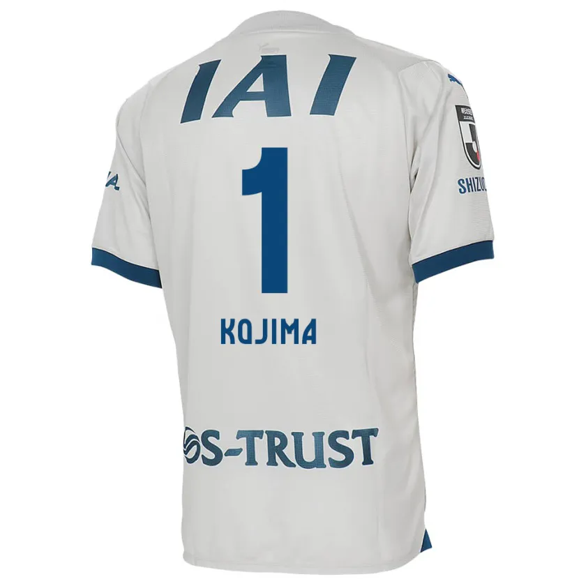 Danxen Niño Camiseta Shuta Kojima #1 Blanco Azul 2ª Equipación 2024/25 La Camisa