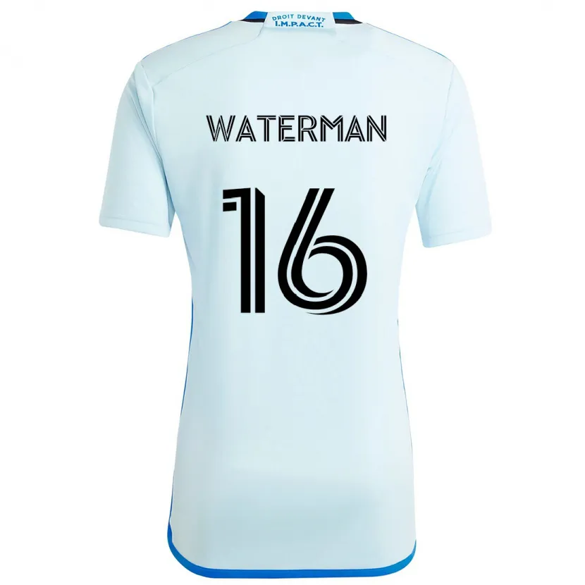 Danxen Niño Camiseta Joel Waterman #16 Azul Hielo 2ª Equipación 2024/25 La Camisa