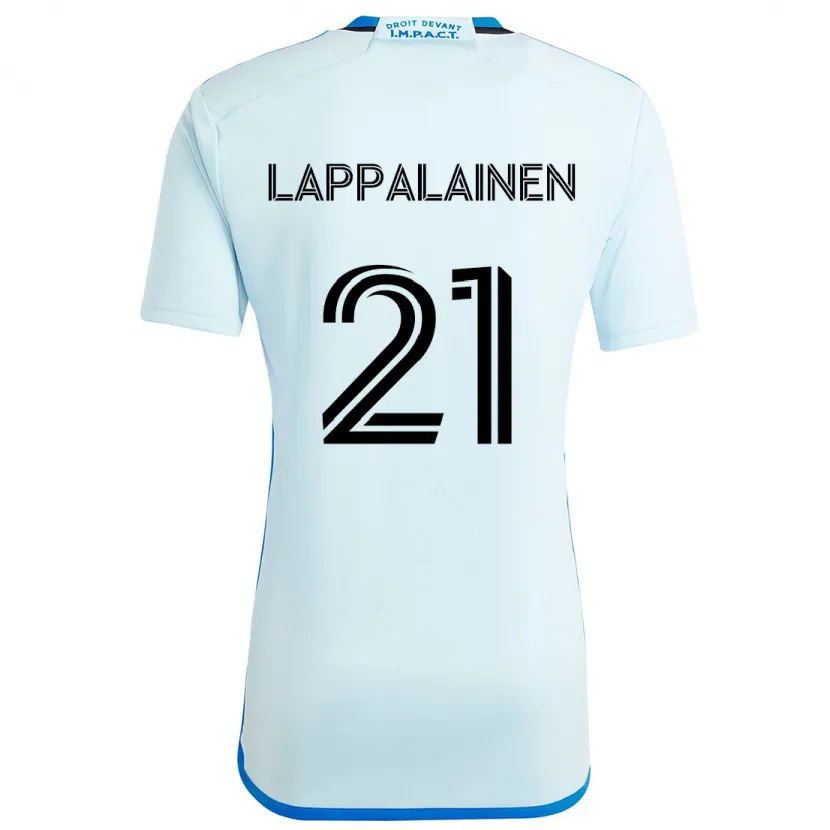 Danxen Niño Camiseta Lassi Lappalainen #21 Azul Hielo 2ª Equipación 2024/25 La Camisa