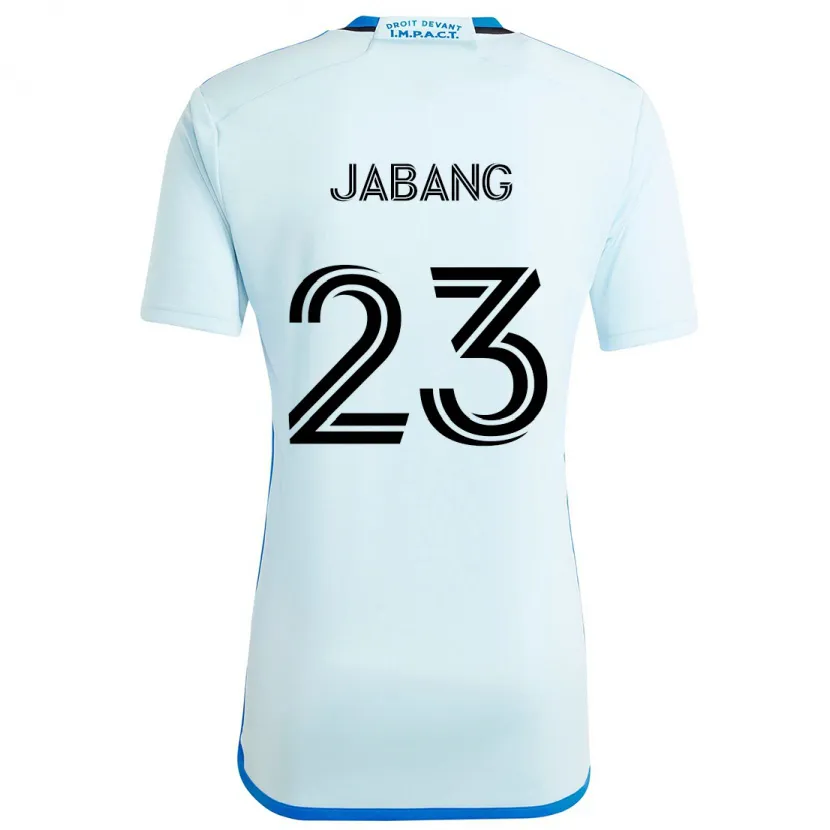 Danxen Niño Camiseta Ousman Jabang #23 Azul Hielo 2ª Equipación 2024/25 La Camisa