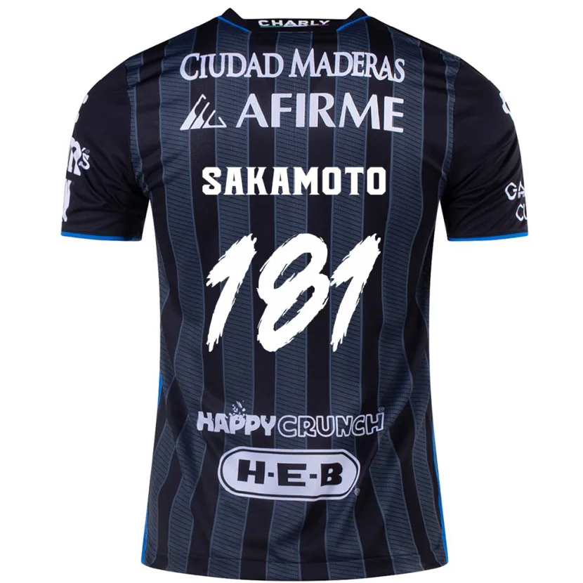 Danxen Niño Camiseta Stellan Sakamoto #181 Blanco Negro 2ª Equipación 2024/25 La Camisa