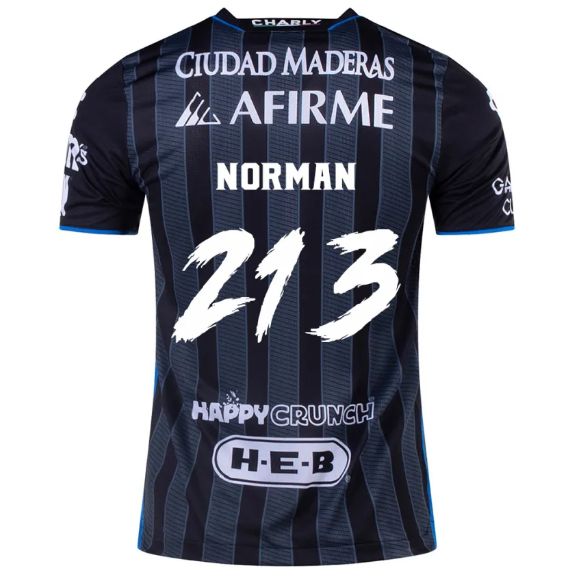 Danxen Niño Camiseta Humberto Norman #213 Blanco Negro 2ª Equipación 2024/25 La Camisa