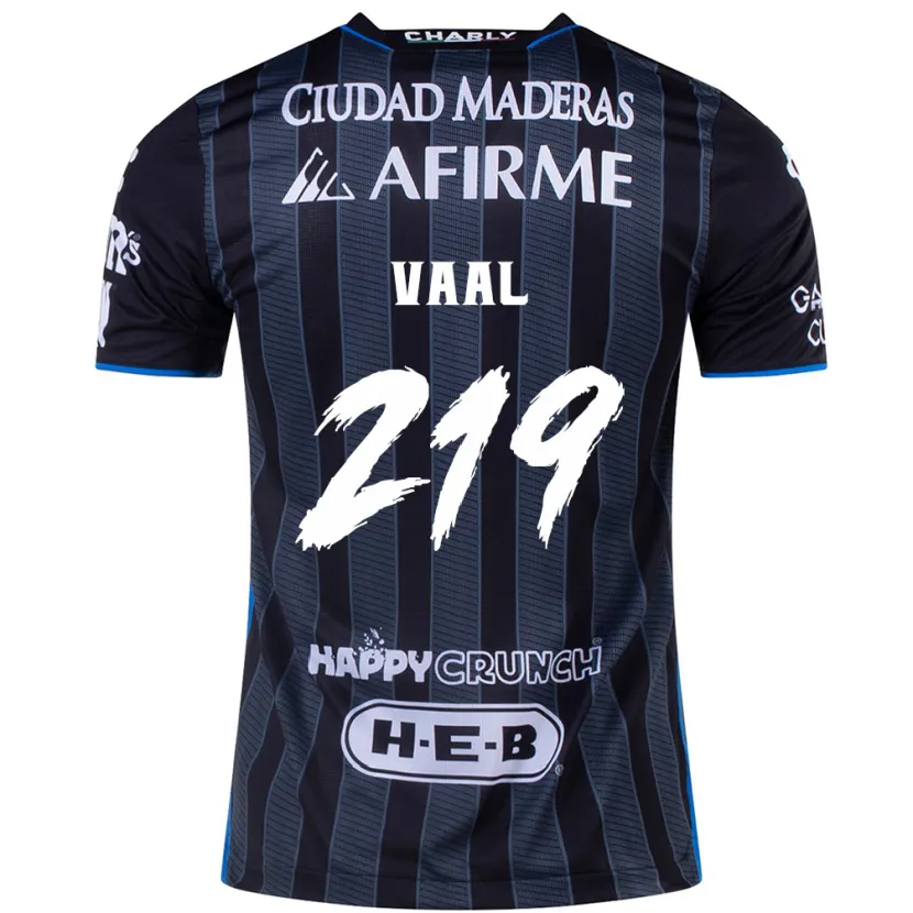 Danxen Niño Camiseta Jonathan Vaal #219 Blanco Negro 2ª Equipación 2024/25 La Camisa