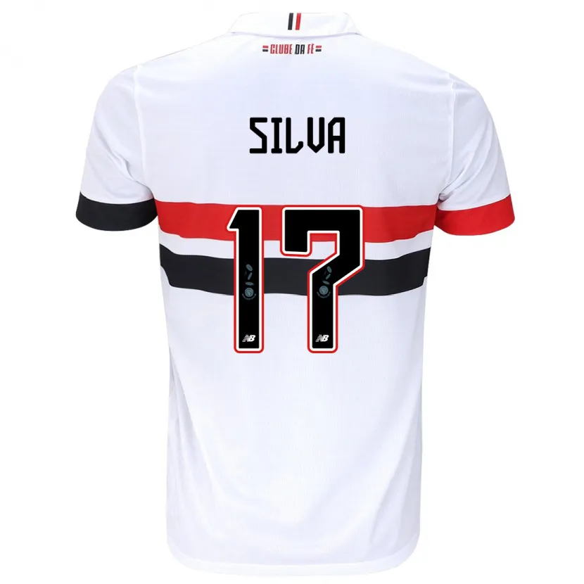 Danxen Hombre Camiseta André Silva #17 Blanco Rojo Negro 1ª Equipación 2024/25 La Camisa