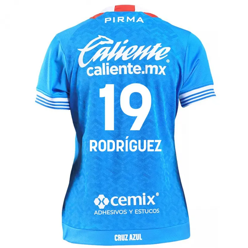 Danxen Hombre Camiseta Carlos Rodríguez #19 Cielo Azul 1ª Equipación 2024/25 La Camisa