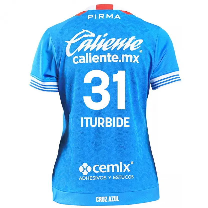 Danxen Hombre Camiseta Luis Iturbide #31 Cielo Azul 1ª Equipación 2024/25 La Camisa