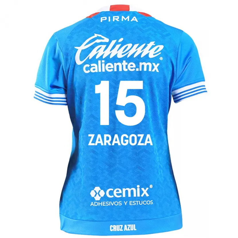 Danxen Hombre Camiseta Nancy Zaragoza #15 Cielo Azul 1ª Equipación 2024/25 La Camisa