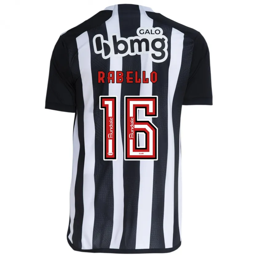 Danxen Hombre Camiseta Igor Rabello #16 Blanco Negro 1ª Equipación 2024/25 La Camisa