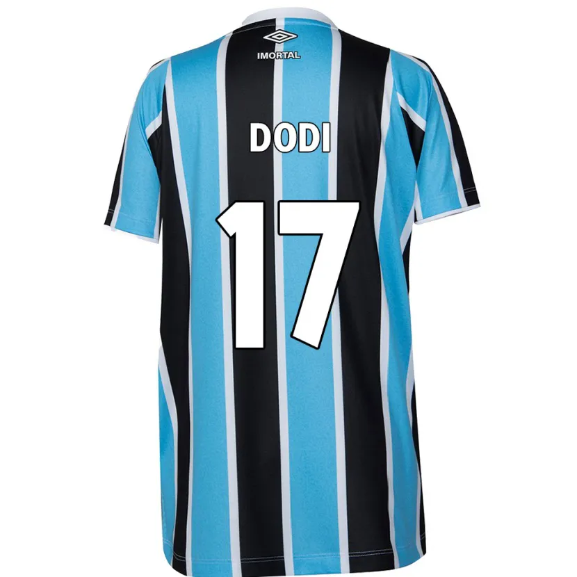 Danxen Hombre Camiseta Dodi #17 Azul Negro Blanco 1ª Equipación 2024/25 La Camisa