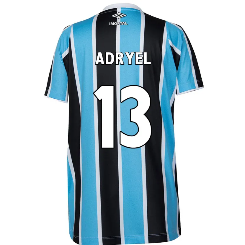 Danxen Hombre Camiseta Adryel #13 Azul Negro Blanco 1ª Equipación 2024/25 La Camisa