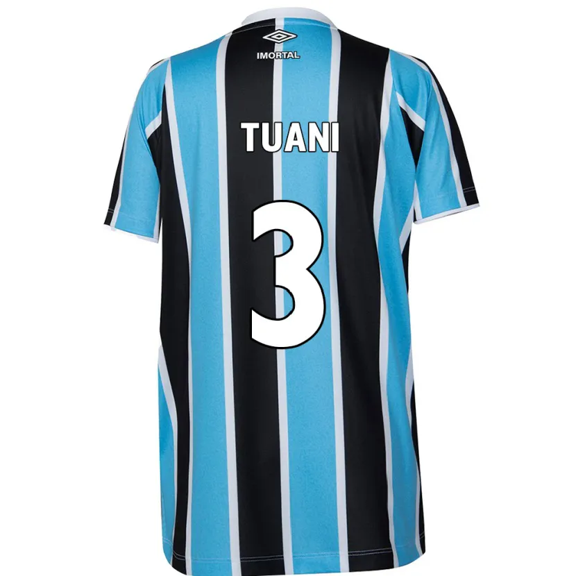 Danxen Hombre Camiseta Tuani #3 Azul Negro Blanco 1ª Equipación 2024/25 La Camisa