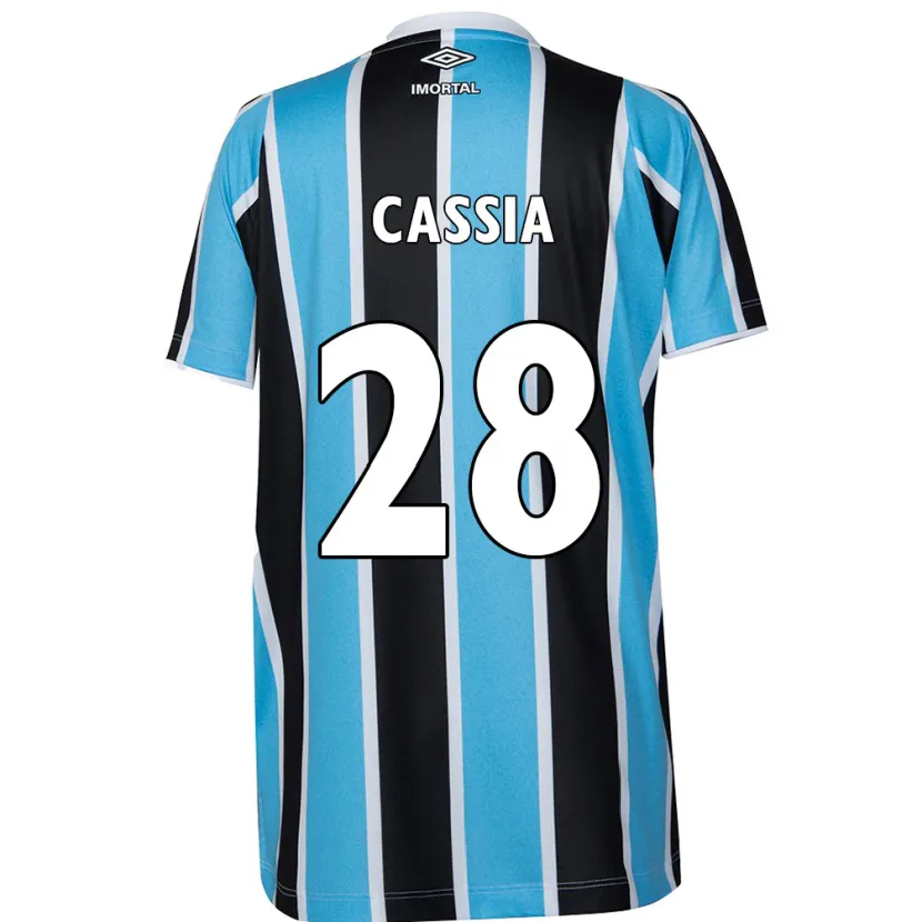 Danxen Hombre Camiseta Cássia #28 Azul Negro Blanco 1ª Equipación 2024/25 La Camisa