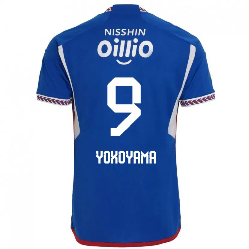 Danxen Hombre Camiseta Shunsuke Yokoyama #9 Azul Blanco Rojo 1ª Equipación 2024/25 La Camisa