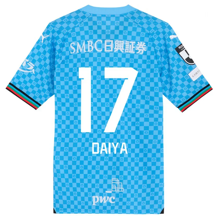 Danxen Hombre Camiseta Daiya Tono #17 Azul Celeste 1ª Equipación 2024/25 La Camisa