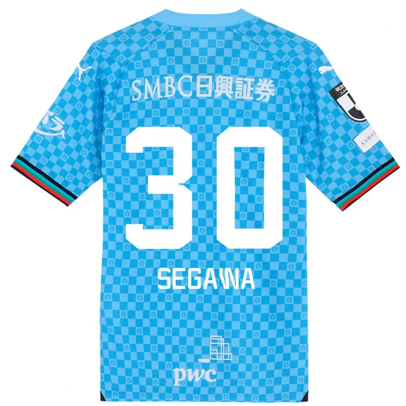 Danxen Hombre Camiseta Yusuke Segawa #30 Azul Celeste 1ª Equipación 2024/25 La Camisa