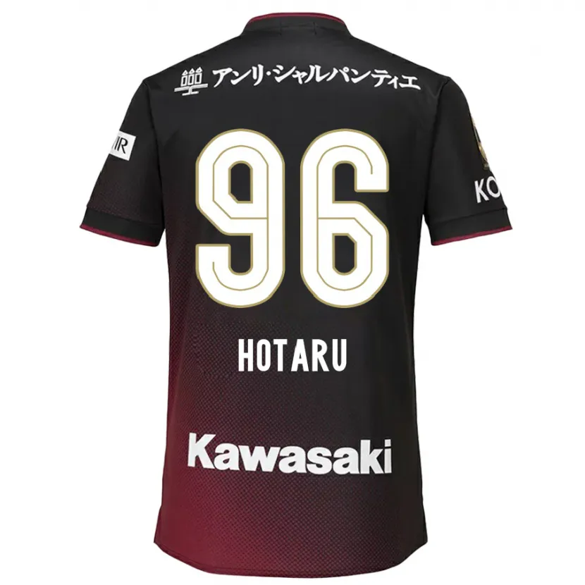 Danxen Hombre Camiseta Hotaru Yamaguchi #96 Negro Rojo 1ª Equipación 2024/25 La Camisa