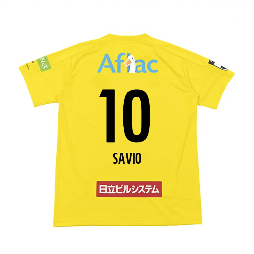 Danxen Hombre Camiseta Matheus Savio #10 Amarillo Negro 1ª Equipación 2024/25 La Camisa