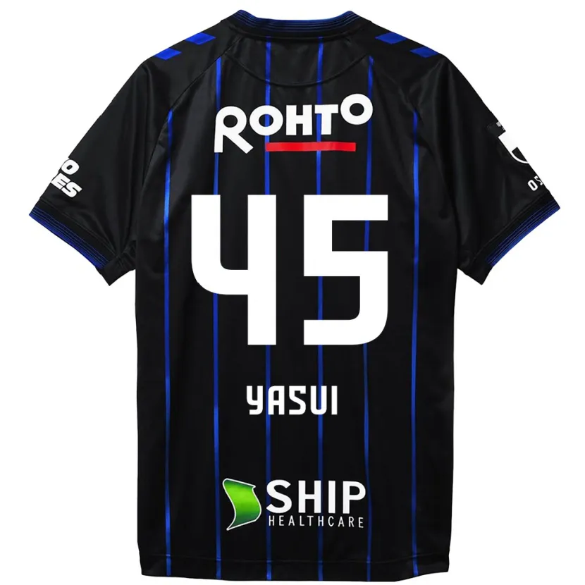 Danxen Hombre Camiseta Tsukasa Yasui #45 Azul Negro 1ª Equipación 2024/25 La Camisa