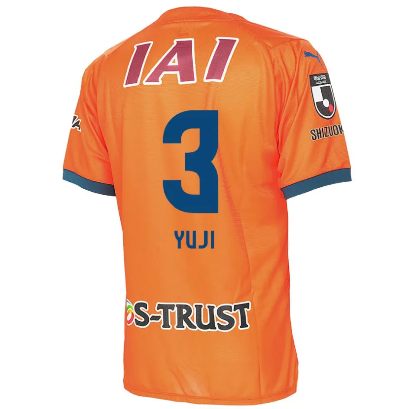 Danxen Hombre Camiseta Yuji Takahashi #3 Naranja Azul 1ª Equipación 2024/25 La Camisa