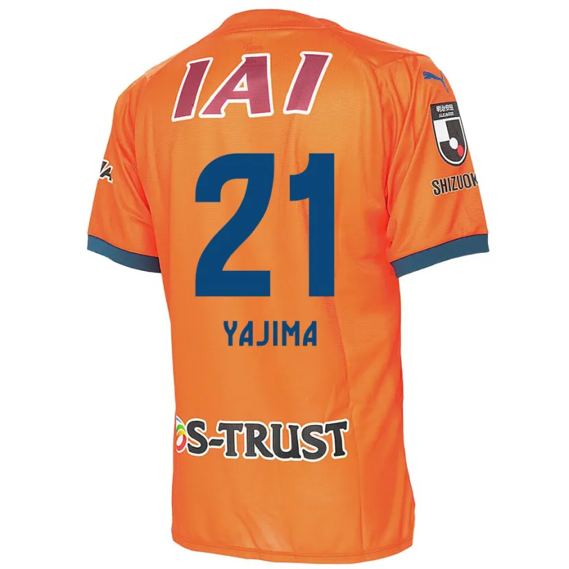 Danxen Hombre Camiseta Shinya Yajima #21 Naranja Azul 1ª Equipación 2024/25 La Camisa