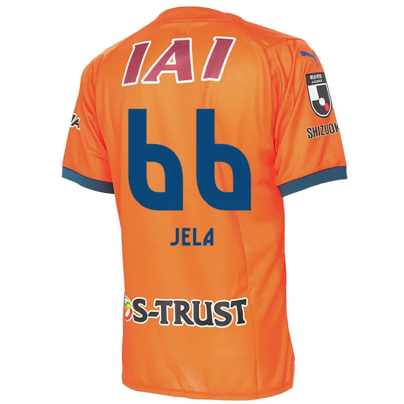 Danxen Hombre Camiseta Jelani Reshaun Sumiyoshi #66 Naranja Azul 1ª Equipación 2024/25 La Camisa