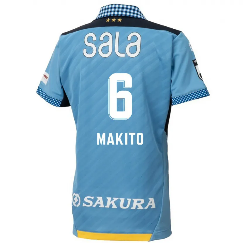 Danxen Hombre Camiseta Makito Ito #6 Azul Negro 1ª Equipación 2024/25 La Camisa