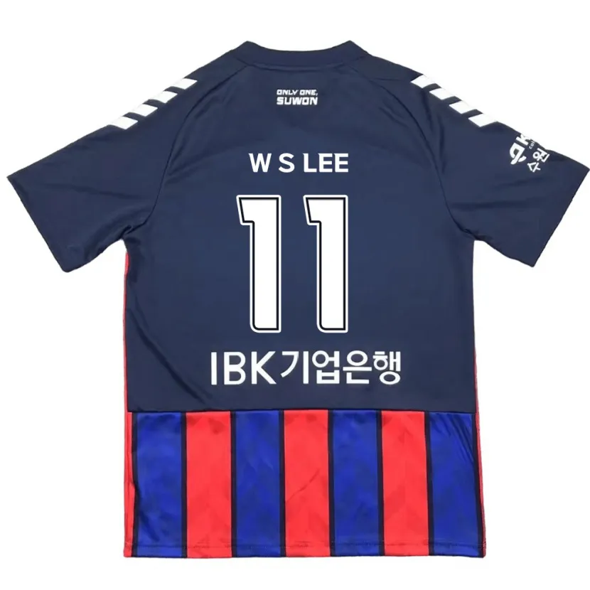 Danxen Hombre Camiseta Seung-Woo Lee #11 Azul Rojo 1ª Equipación 2024/25 La Camisa