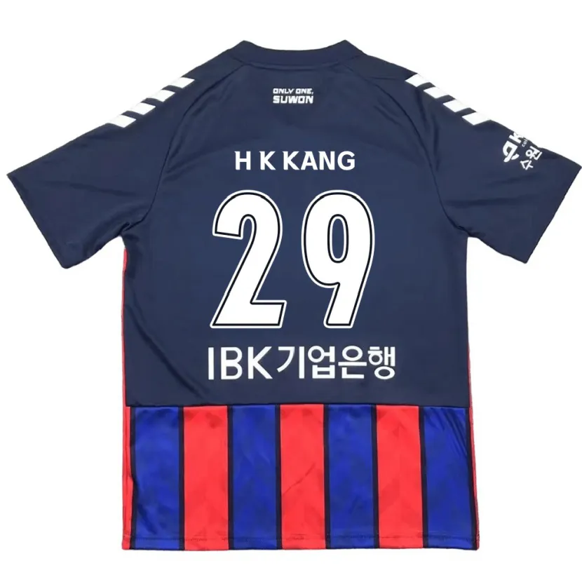 Danxen Hombre Camiseta Kyo-Hun Kang #29 Azul Rojo 1ª Equipación 2024/25 La Camisa