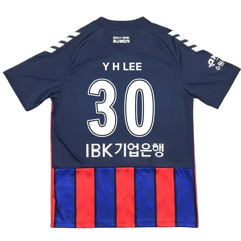 Danxen Hombre Camiseta Hyeon-Yong Lee #30 Azul Rojo 1ª Equipación 2024/25 La Camisa