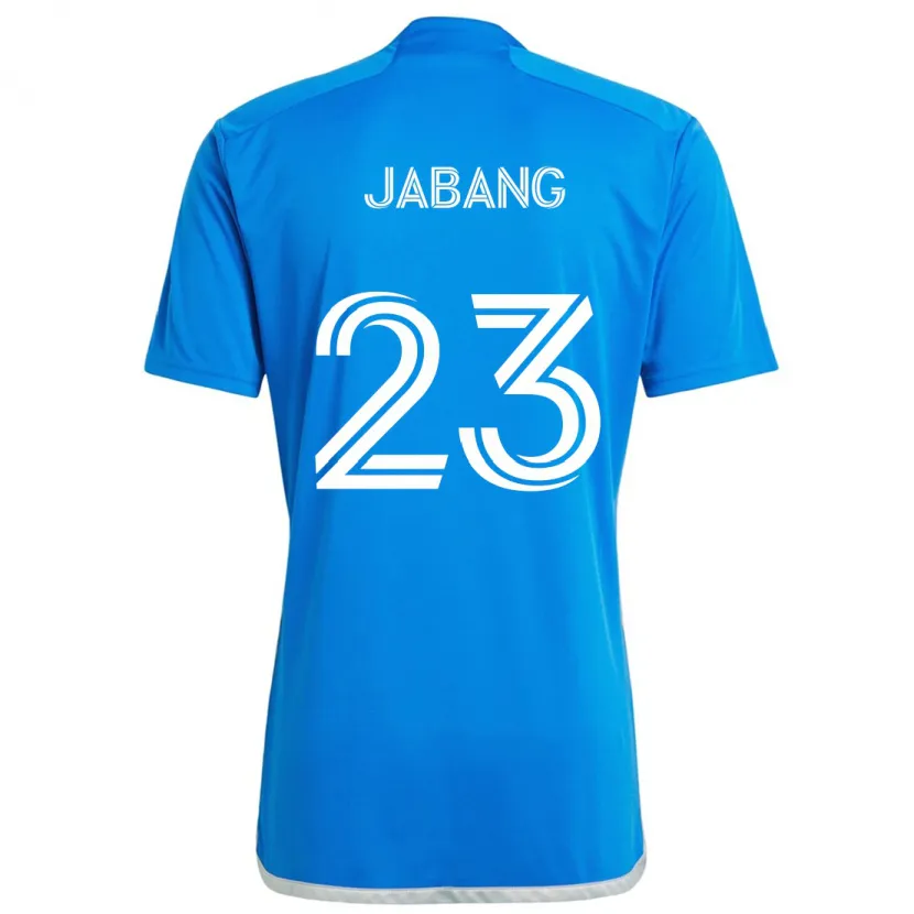 Danxen Hombre Camiseta Ousman Jabang #23 Azul Blanco 1ª Equipación 2024/25 La Camisa