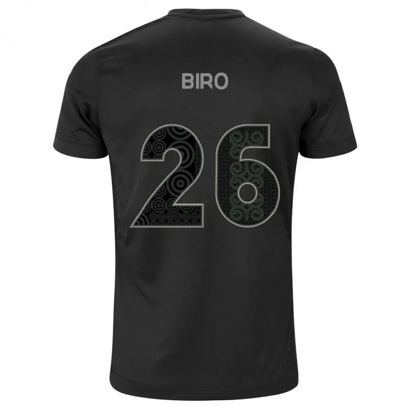 Danxen Hombre Camiseta Biro #26 Negro 2ª Equipación 2024/25 La Camisa