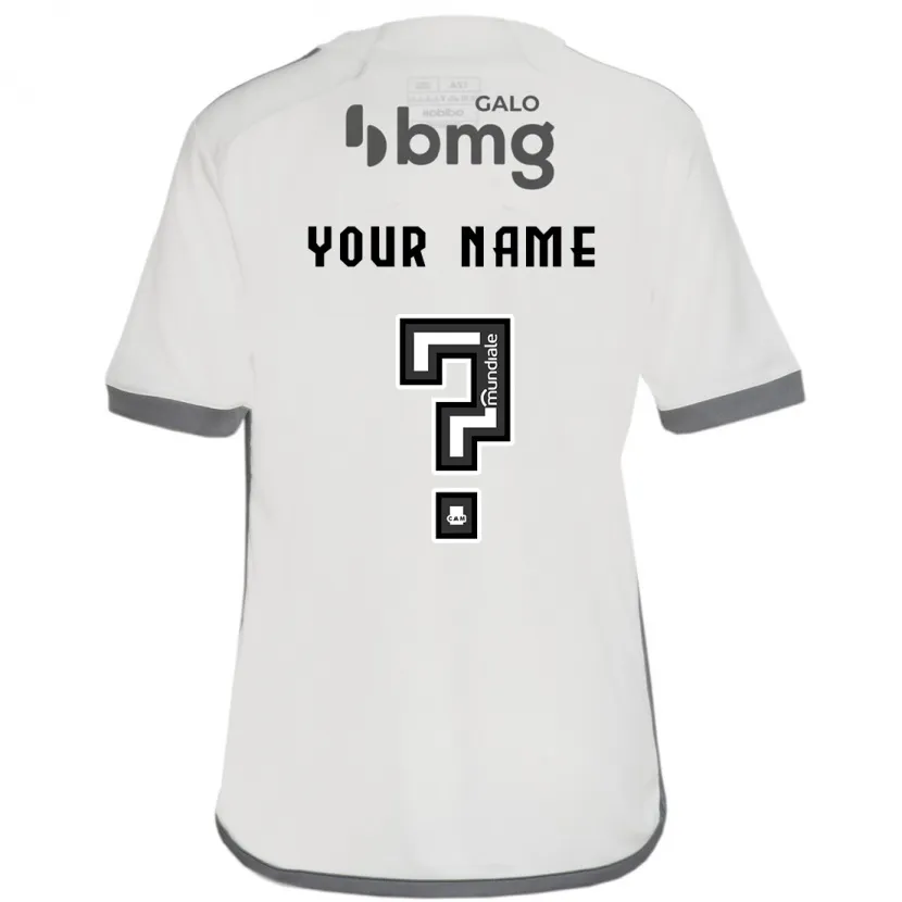 Danxen Hombre Camiseta Su Nombre #0 Blanquecino 2ª Equipación 2024/25 La Camisa