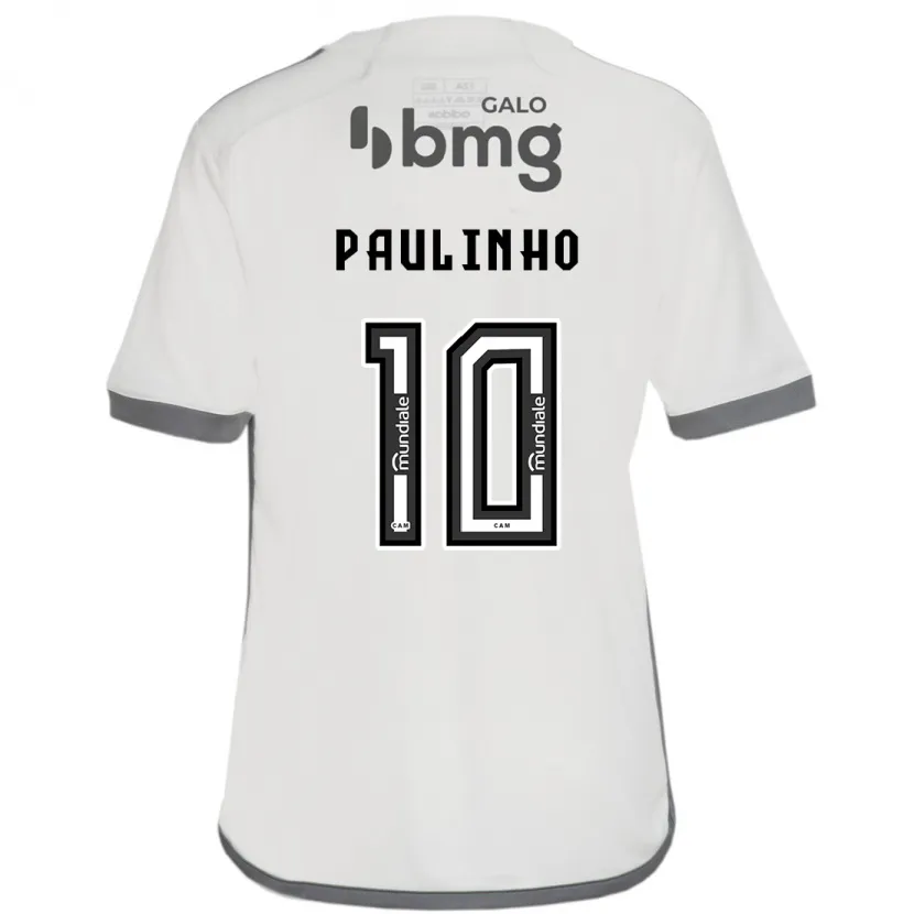 Danxen Hombre Camiseta Paulinho #10 Blanquecino 2ª Equipación 2024/25 La Camisa