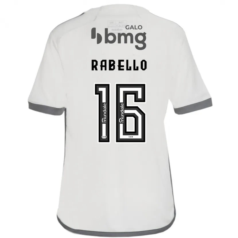 Danxen Hombre Camiseta Igor Rabello #16 Blanquecino 2ª Equipación 2024/25 La Camisa