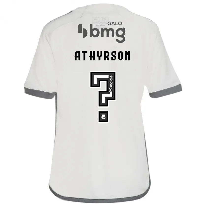 Danxen Hombre Camiseta Athyrson #0 Blanquecino 2ª Equipación 2024/25 La Camisa